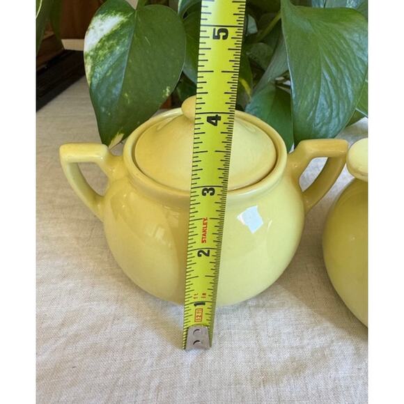 Vintage Lipton Tea Hall Creamer and Lidded Sugar Bowl Set - Picture 5 of 6